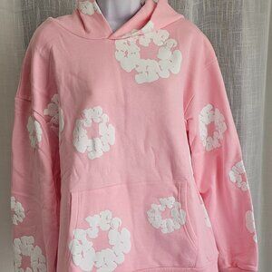 Denim Tears The Cotton Wreath Sweatshirt Pink Size M NWT